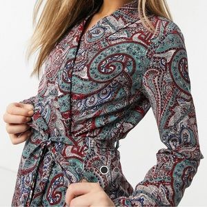 *NWT* Liquorish dad blazer in paisley